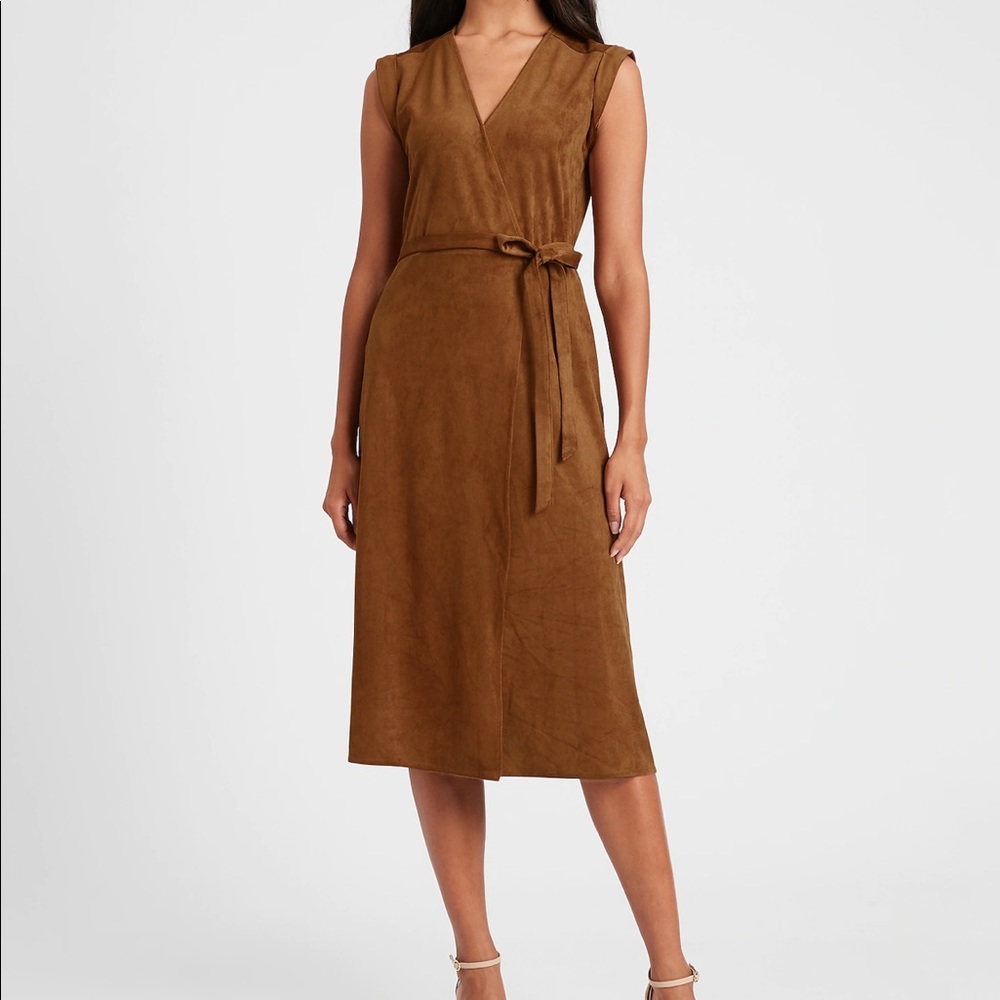 Brand new suede banana republic dress.